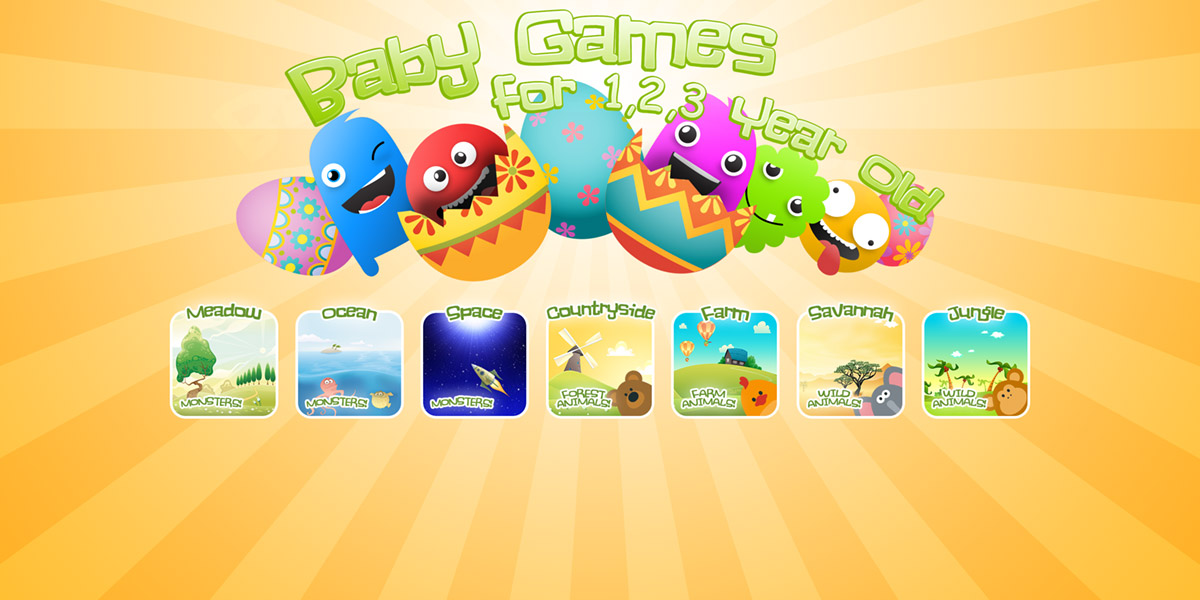 Baby Games - Fun App for One,Two, & Three Year Old Kids (Polygon